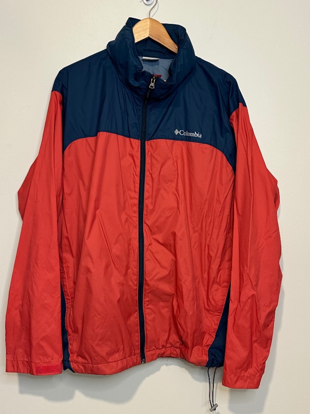 Columbia Men’s Size XL Colorblock Packable Rain Jacket